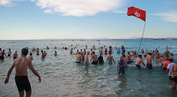 Tunisie :Raoued accueille la baignade du Nouel An