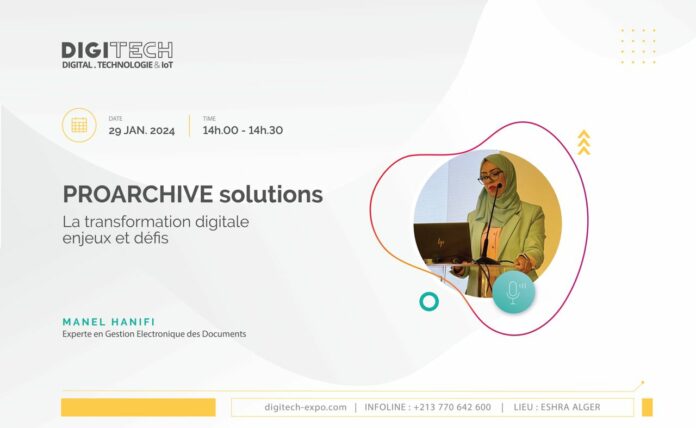 PROARCHIVE au Salon DIGITECH d’Alger