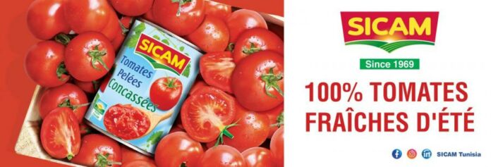 Les saveurs des tomates concassées de SICAM