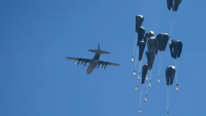 La France larguer de l’aide humanitaire sur Gaza