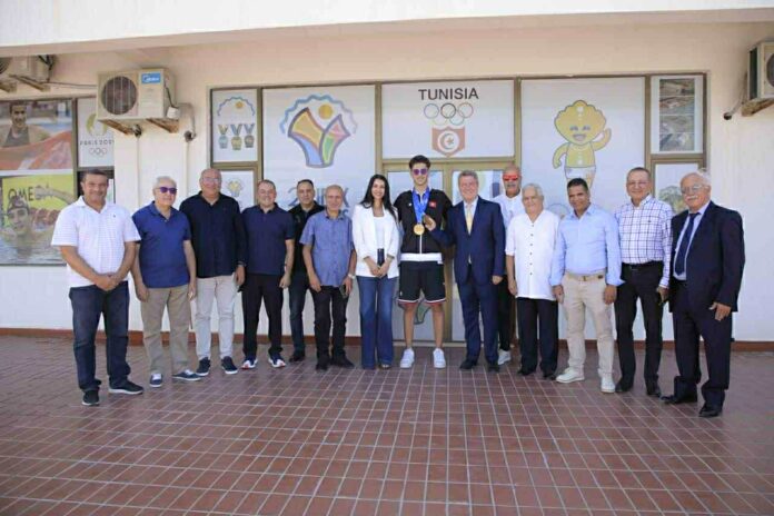 Le Comité Olympique Tunisien célèbre l'exploit d’Ahmed Jaouadi