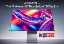 LG dévoile le premier moniteur 6K au monde doté de la connectivité Thunderbolt™ 5