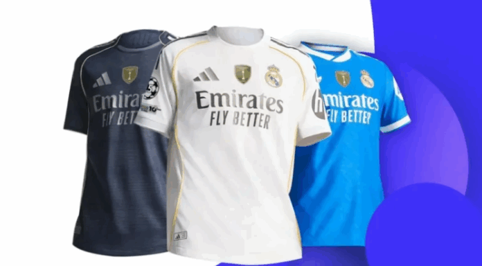 Le Real Madrid en tête du classement mondial des ventes de maillots selon Euroamericas Sport Marketing