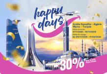 Nouvelair relance sa campagne « Happy Days » avec 30 % de réduction sur plusieurs destinations internationales nouvelair happy days