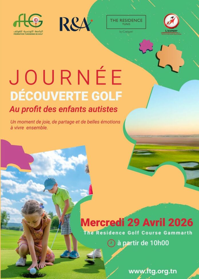 La Fédération de Golf organise une journée découverte aux enfants autistes à Gammarth