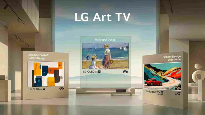 LG déploie sa gamme de téléviseurs Art TV
