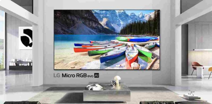 LG dévoile ses téléviseurs Micro RGB evo AI et Mini RGB evo AI 2026